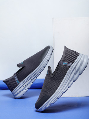 Abros EASY-ON Running Shoes For Men(Grey , 7)