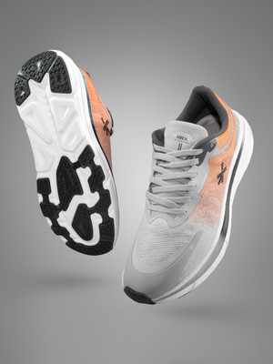 HRX by Hrithik Roshan Running Shoes For Men(Grey, Orange , 7)