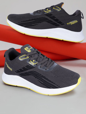 LANCER FLASH-10DGR-BLK Running Shoes For Men(Grey , 9)
