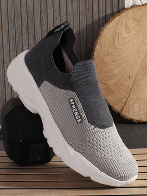 SPRENGE Walking Shoes For Men(Grey , 7)