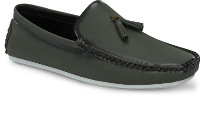 Bucik Bucik Men Comfortable Lightweight Slip On Loafers Loafers For Men(Olive , 8)
