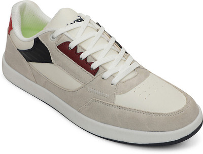 LIBERTY Leap7x AMAZER-20E Casual Lacing Shoes With EVA Sole | Suitable for Travel,Office Sneakers For Men(Beige , 6)