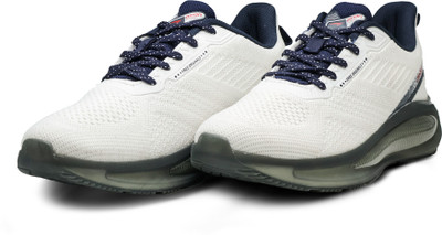 asian Gym,Sports,Walking,Stylish,Extra Comfort Running Shoe For Men POWERPLAY-05 Running Shoes For Men(White, Navy , 7)