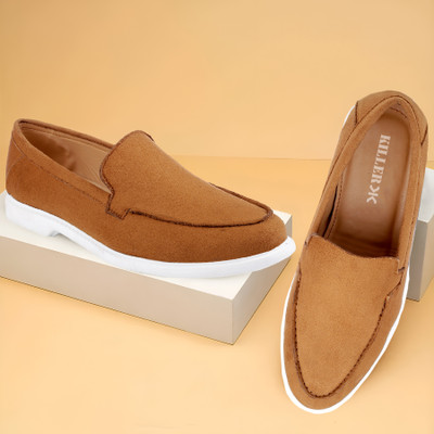 KILLER Men's Latest Casual Slip-on Party Wear Shoes Party Wear For Men(Khaki , 11)