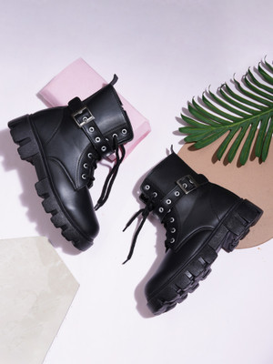 Hitway Boots For Women(Black , 7)