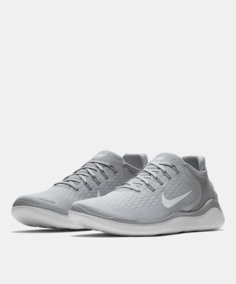 NIKE Free Run 2018 Running Shoes For Men(Grey , 9)