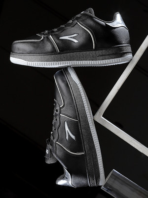 action SNKR 1002 Stylish Comfortable Durable Casual Lace Up Sneakers Sneakers For Men(Black , 8)