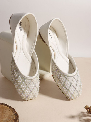 Retro Walk Bellies For Women(White , 5)