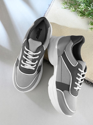 Roadster Sneakers For Women(Grey , 8)