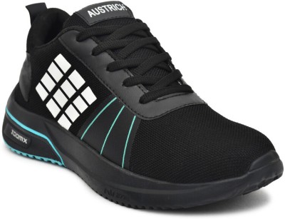 austrich Walking Shoes Running Shoes For Men(Black , 7)