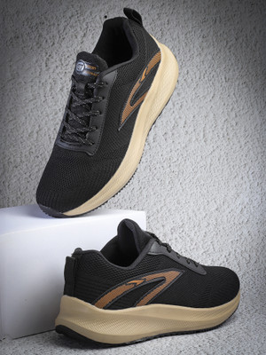 asian Sports,Walking,Training,Gym,Stylish RAFTAAR-07 Training & Gym Shoes For Men(Black, Tan , 9)