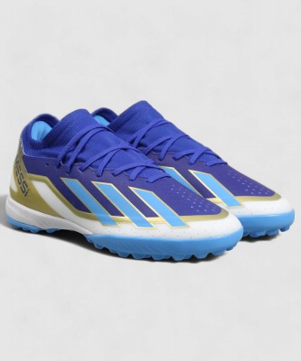 ADIDAS X CRAZYFAST LEAGUE TF MESSI Football Shoes For Men(Blue , 11)