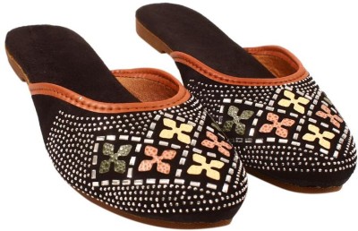 Vijendar Collection Slip On For Women(Black , 5)