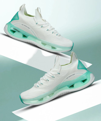 Abros EDDARD Athleisure Cultured Round-Toe Shape & Hyperfuse Technology Running Shoes For Men(White , 10)