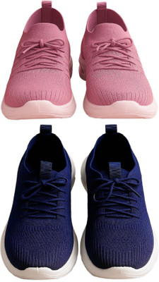 SAKSHIPS Simple Elegant Versatile Comfortable Shoes for Women Casuals For Women(Pink, Blue , 7)