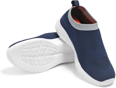 OAKMEN Men sports shoes Trendy unique stylish navy Sneakers For Men(Navy , 9)