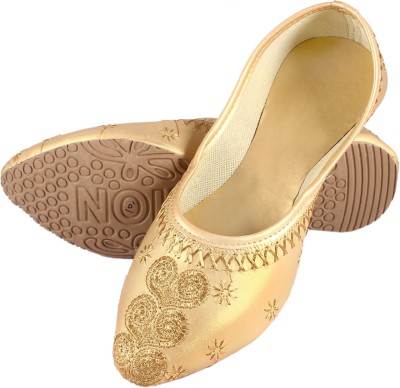 Miss beauty Ethnic Mule For Women(Beige , 7)