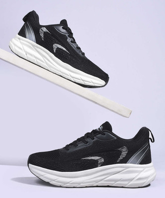 TURNX Round lightweight Gym Training comfortable sports Running Shoes For Men(Black , 9)