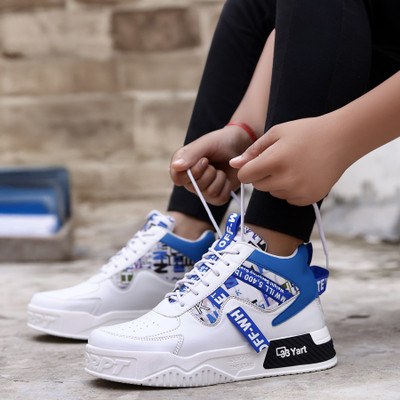 Zixer High Tops For Men(Blue , 6)