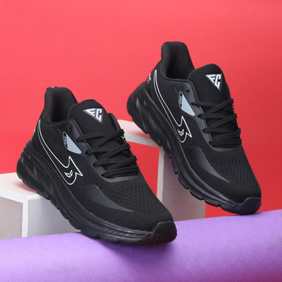 Field Care COMFORT Sports Casual Fashion Cushioned Anti-Skid All Purpose Sneakers For Men(Black , 10)