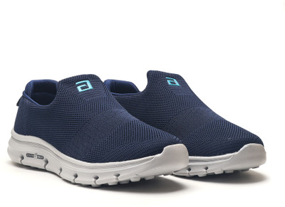 asian Wonderwalk-21 Men’s Walking Shoes | Featherlight, Air Cooled & Memory Foam Mocassin For Men(Navy, Blue , 10)