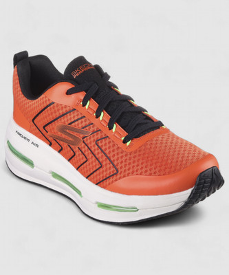 Skechers Max Cushioning Arch Fit Air - Electron Walking Shoes For Men(Orange , 6)