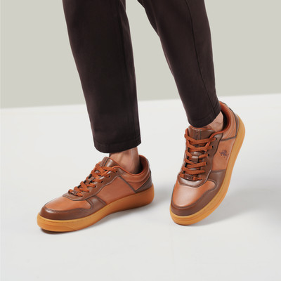 U.S. POLO ASSN. JAXON Sneakers For Men(Brown , 11)