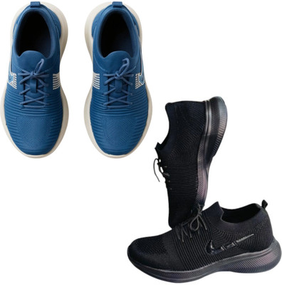 Plama Stylish Casual Shoes for Men – Perfect for Daily Wear Casuals For Men(Blue, Black , 6)