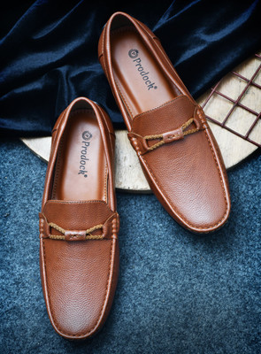 Prodock Loafers For Men(Tan , 6)