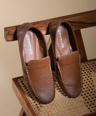 WOODLAND Loafers For Men(Tan)