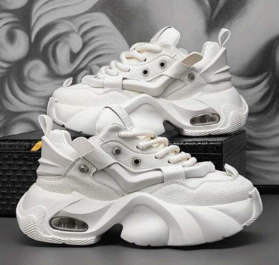 tigonis WHITE SHOES PREMIUM QUALITY SNEAKERS Sneakers For Men(White , 8)