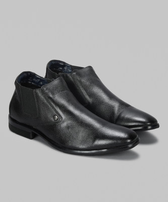 PIERRE CARDIN EL0502 Corporate Casuals For Men(Black , 8)