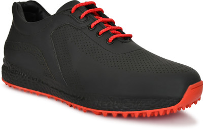 HITCARO Men's Professional & Premium Leather Golf Shoe Outdoors For Men(Black , 9)
