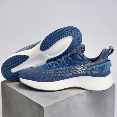 Cult Active Running Shoes, Breathable Mesh Upper, Enhanced Cushioning Running Shoes For Men(Blue , 7)