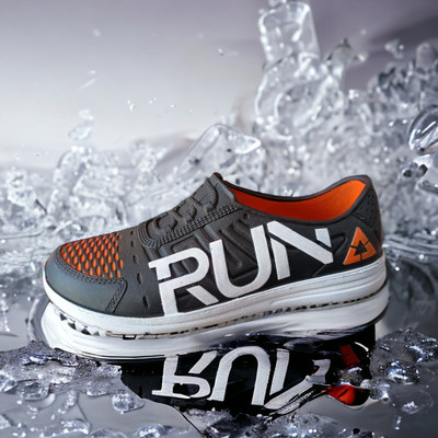 Aanbaan Raining Waterproof And Safty Shoes For Men Slip On Sneakers For Men(Black , 6)