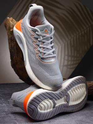 Action grey running best sale shoes