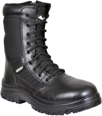 Coffer Safety Coffer Safety Men's Black Leather Boots 1223 (Size 8) Boots For Men(Black , 8)