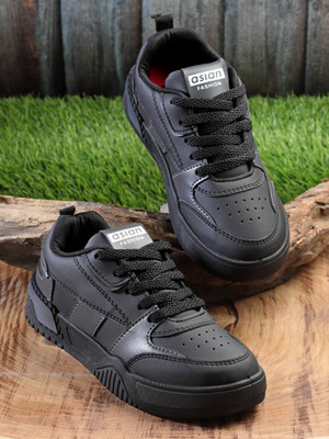asian Casual Sneaker Shoes For Women | Stylish and Comfortable | Paradise-01 Sneakers For Women(Black , 4)