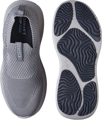 Neemans KNIT TRAINER Sneakers For Men(Grey , 8)
