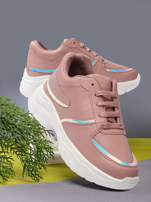Denill Sneakers For Women(Pink , 6)