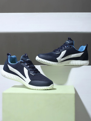 Impakto by Ajanta Driftwave Casual, Sports, Running,Walking Lace-Up Wide toe box EVA Walking Shoes For Men(Blue , 10)