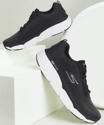 Skechers MAX CUSHIONING ELITE Running Shoes For Men(Black , 6)