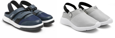 Face Stylish Sports Shoes for Men – Ideal for Running, Gym & Training Sneakers For Men(Navy, Grey , 9)