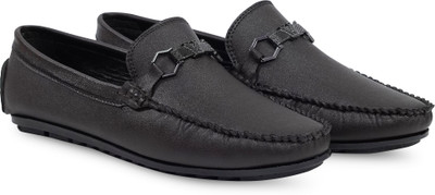 Nextoees Men's Brown Synthetic Leather Casual Loafers Loafers For Men(Brown , 9)