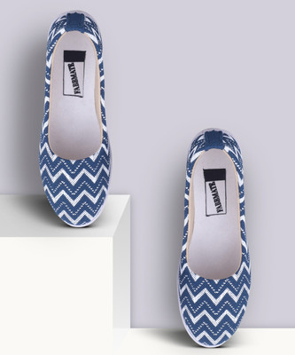 Fabbmate Latest Collection, Comfortable & Fashionable Bellies for Women's and Girl's Bellies For Women(Blue , 8)