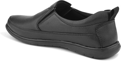 Roadster Formal Slip on Shoes|Light Weight,Comfortable,Trendy, Office Outdoors For Men Slip On For Men(Black , 9)