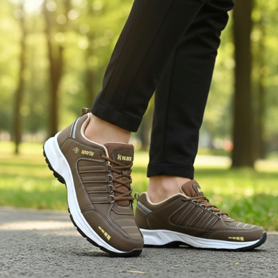 Hilux Running Shoes For Men(Tan , 7)