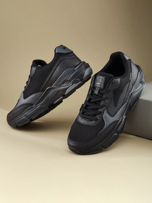 CAMPUS | Casual, Walking, Daily Wear Sneakers for Men | Lightweight Comfortable Sneakers For Men(Black , 9)