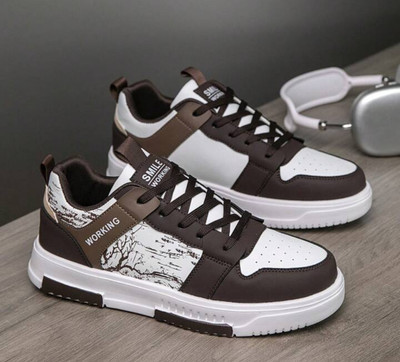 Xtoon Rich Quality|Decent Look|Perfect Style|Lightweight Sneakers For Men(Brown , 6)