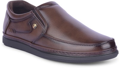 LIBERTY Men's Non-Lacing Formal & Office Wear EVA Sole Mocassin For Men(Brown , 6)